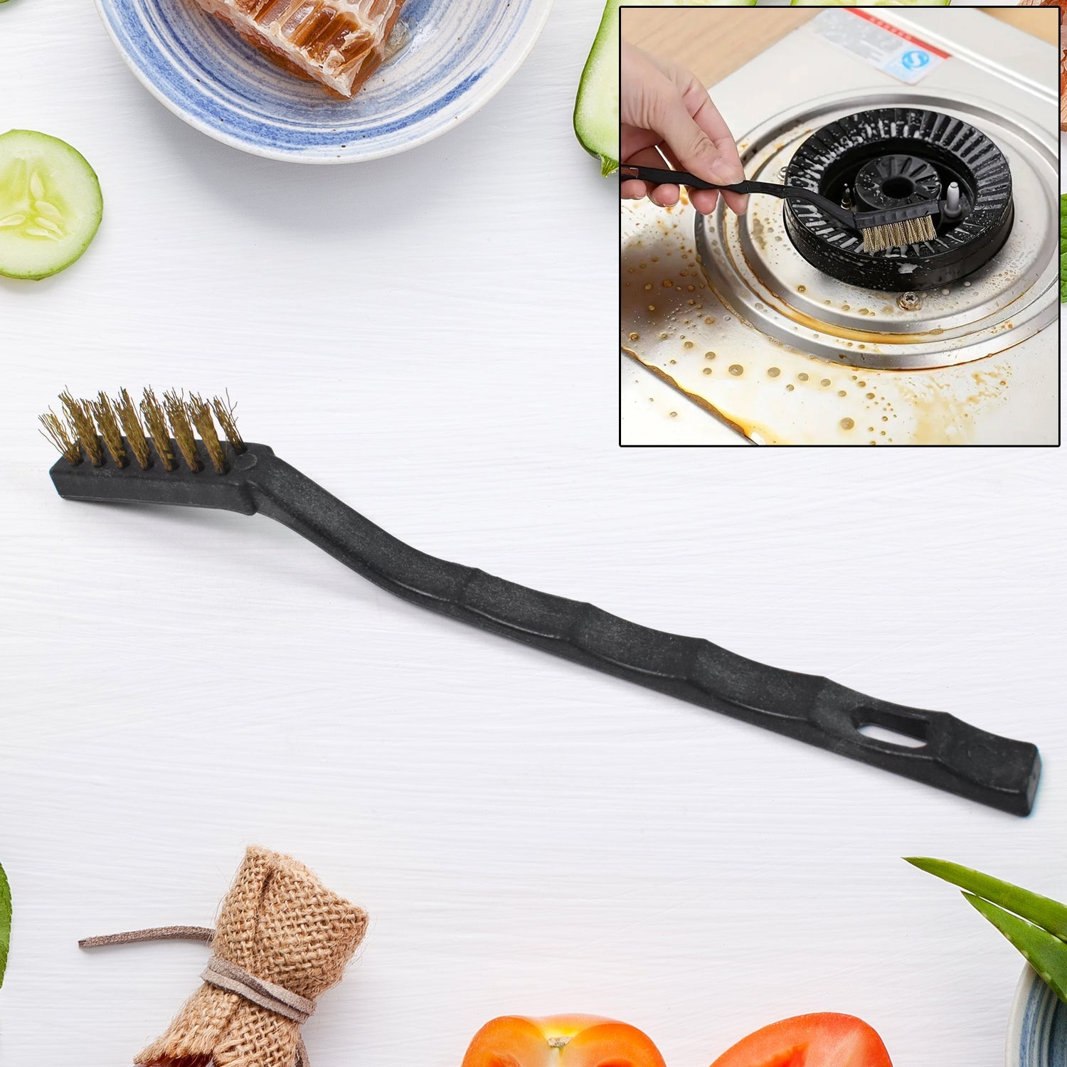 GoldenWire Mini Brass Wire Brush