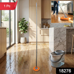 Spin Mop handle and bucket for easy floor cleaning