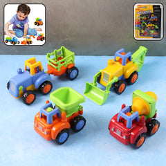 Funwoods Construction Vehicle Toy Set for Kids – (4 Pc)