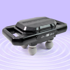 Handheld 4-Head Deep Tissue Massage Gun in mixed color