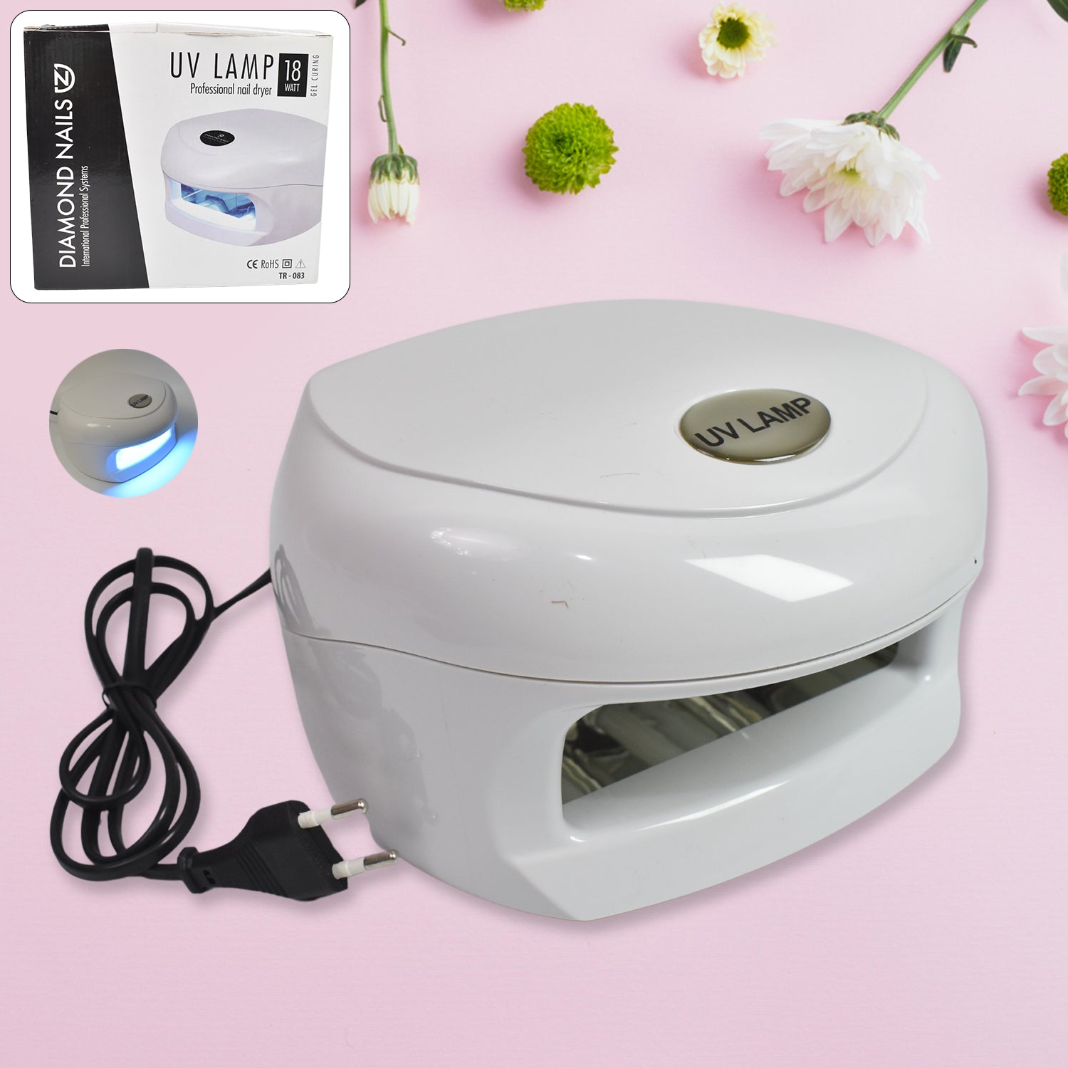 18W LED UV Nail Lamp front view