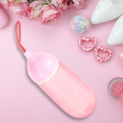 Unique shape premium plastic water bottle with dori front view