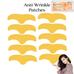 Close-up of a single forehead wrinkle patch