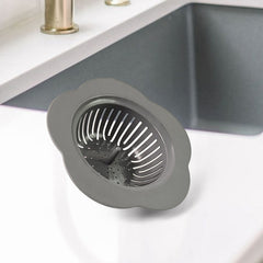 Supermom durable plastic flower-shaped sink strainer