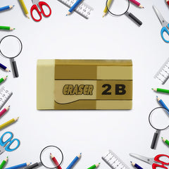 Fancy & Stylish Eraser with Mix Designs