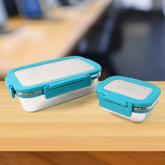 Apex Jerry Lunch Box stainless steel set with lids