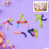 32-piece magnetic sticks and balls building blocks set for kids