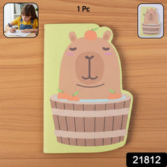 Cute Animal Shape Kids Study Notebook, Diary (1 Pc)