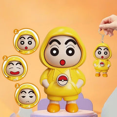 Moodie Doll Keychain with smiling face