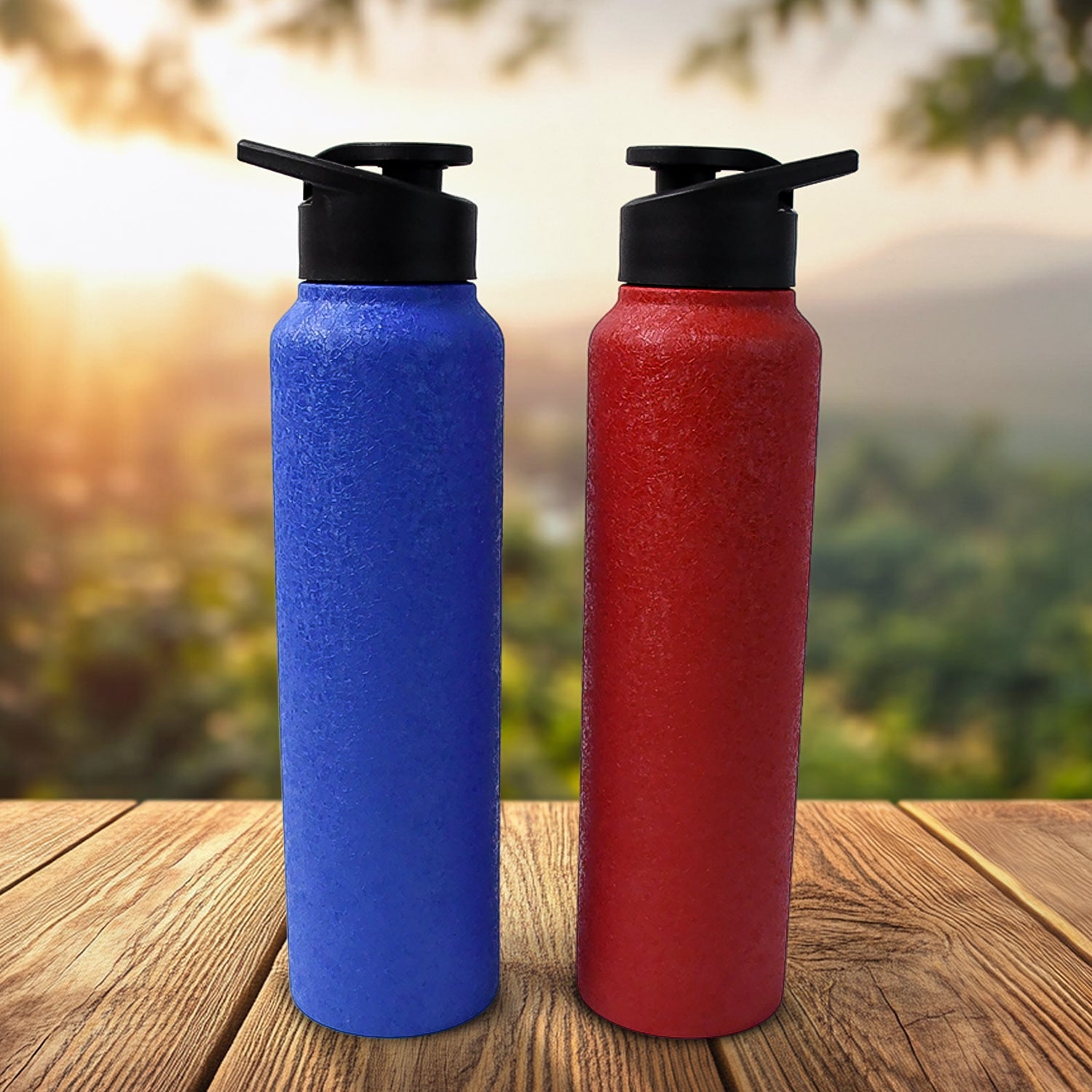 Stainless Steel Water Bottle FrostFlow Design