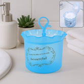 Blue Micro Bubble Foaming Face Cleanser Cup with Lid