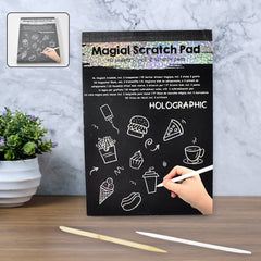 Magical Scratch Art Book cover with stylus