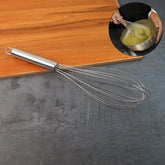 Large Stainless Steel Balloon Whisk Heavy-Duty Kitchen Tool (30cm / 1 Pc)