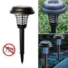 UV LED Solar Powered Mosquito Trap and Garden Light