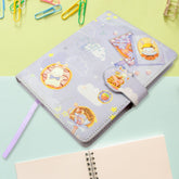 Notebook Diary Budget Books Office Accessories Notepad Journals School Students Diary Portable Travel Hand Books, Notebooks for Girls Diary Notepad for College Students Stationary Items Best Birthday Return Gifts ( 12.4x16.8 CM / 112 Pages)