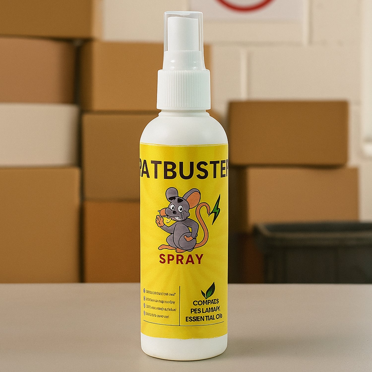 Herbal Rat Repellent Spray Bottle