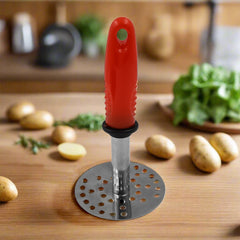 Stainless Steel Pav Bhaji Masher with Plastic Handle