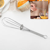 16cm stainless steel kitchen whisk for mixing soups and sauces