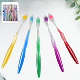 Premium Plastic Toothbrush PearlGrip in Mix Colors