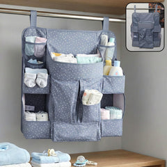 Multi-pocket baby care organizer hanging