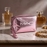 Metallic Travel Makeup Pouch - (1 Pc)