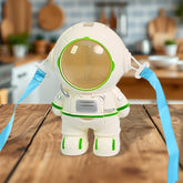 Astronaut Shape Mini Water Dispenser Water Cup with Straw and Strap