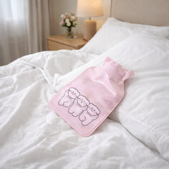 Mini hot and cold water bag lying flat on surface