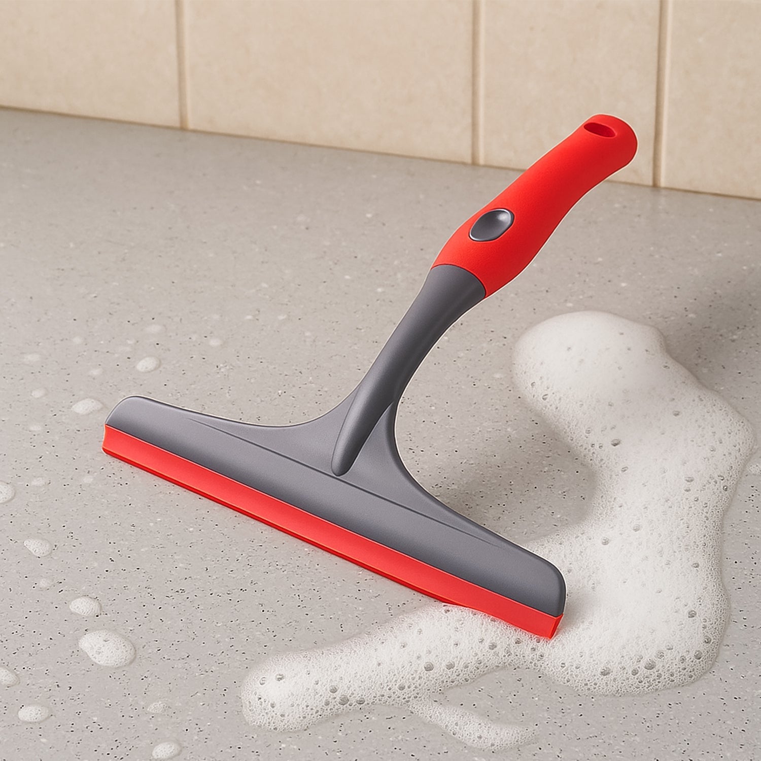Supermom multipurpose cleaning tool for kitchen and glass surfaces