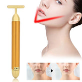 Golden Energy Face Massager radiance roller in gold finish