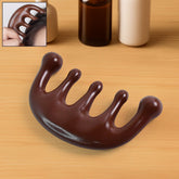 Ergonomic scalp relaxing manual head massager comb