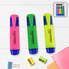 InkGlow BrightMark Assorted Color Highlighters Set