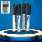 Black Marker 4 Pcs Set for School & Office