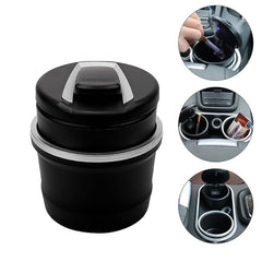 Portable Car Ashtray with Blue LED Light