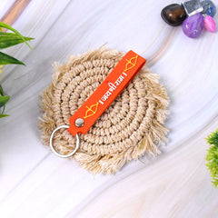 Jai Shree Ram Inscription on Keychain Tag