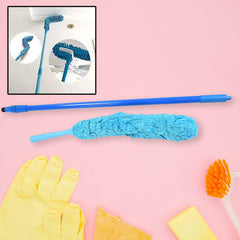 Microfiber dust brush head with removable cloth