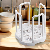 Eco-friendly plastic bowl rack for kitchen organization