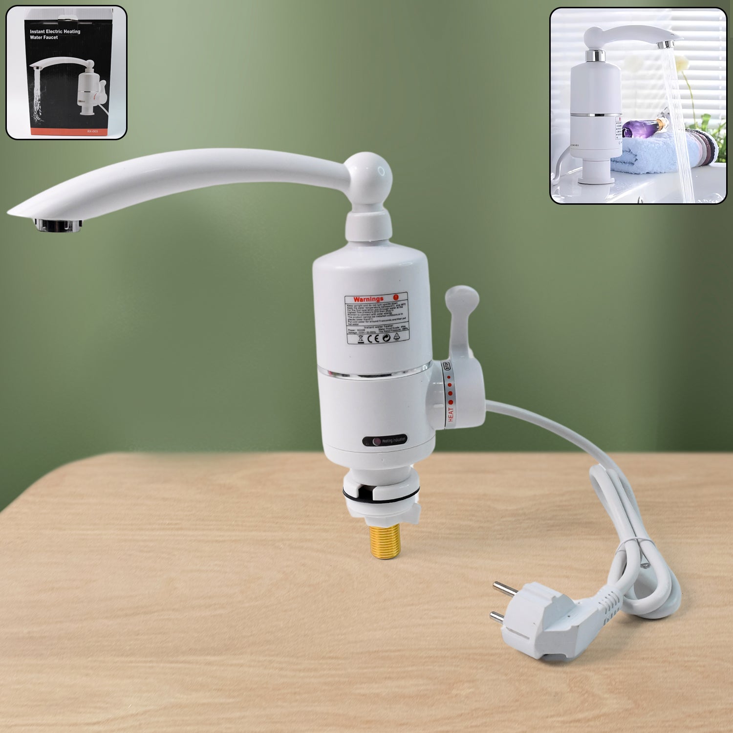 Instant Electric Water Heater Faucet front view