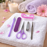 6 in 1 Manicure Pedicure Nail Care Grooming Kit