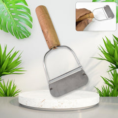 Wooden Handle Metal Vegetable Peeler with Stainless Steel Blade
