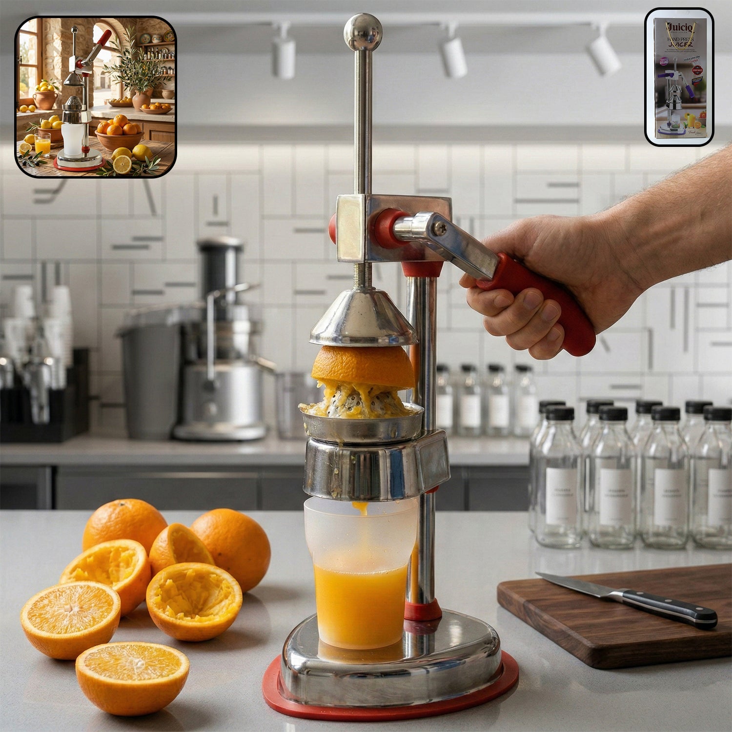 Heavy Duty Manual Citrus Hand Press Juicer