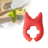 Adjustable Plastic Pot Holder with Cat Ear Design