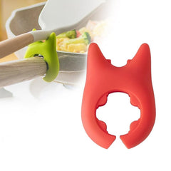 Adjustable Plastic Pot Holder with Cat Ear Design