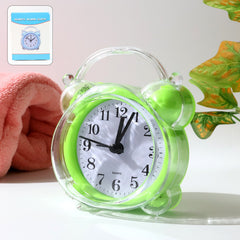 Classic Quartz Alarm Clock front view with green frame