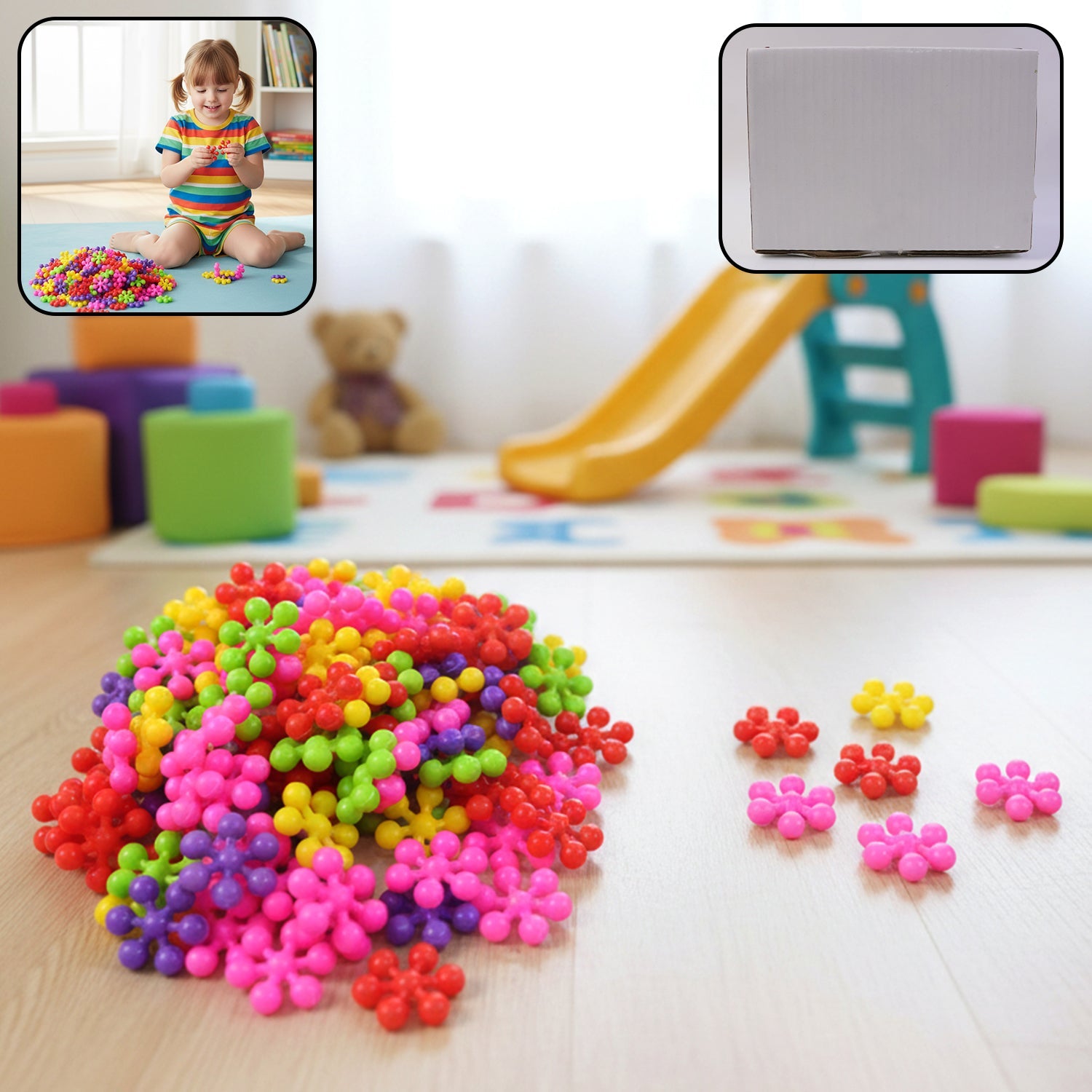 Colourful DIY Building Blocks Toy Set