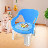 Durable plastic baby chair with soft cushion base