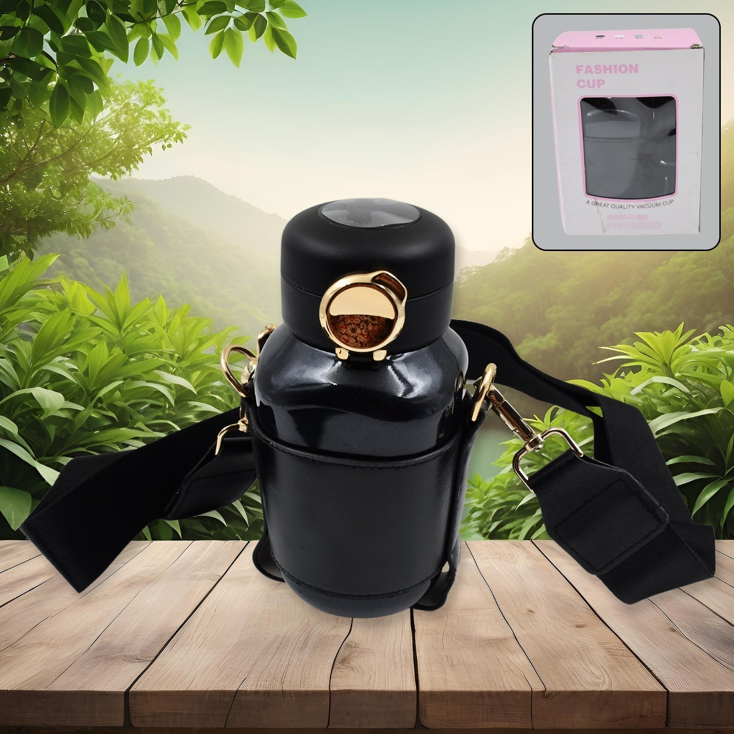 Thermos Steel Bottle with Push Button