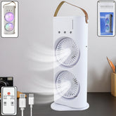 Electric Desktop Double-Head Powerful Air Fan main product shot