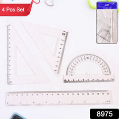 Angle measurement tools in the plastic geometry set