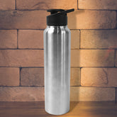 Stainless Steel Water Bottle ChillSteel front view