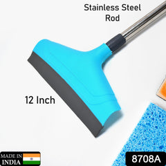 Adjustable telescopic handle of plastic bathroom wiper